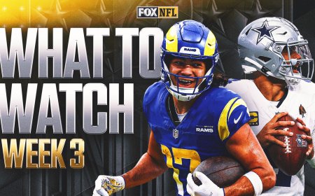 NFL Week 3 Preview, Stats, Storylines for Seven-Game FOX Slate
