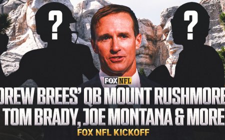 Drew Brees gives his QB Mount Rushmore: Tom Brady, Joe Montana & more | FOX NFL Kickoff