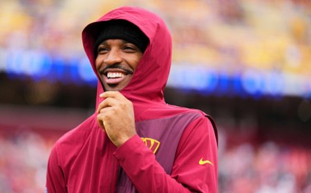 Jayden Daniels injury: Commanders QB remains day-to-day with knee sprain