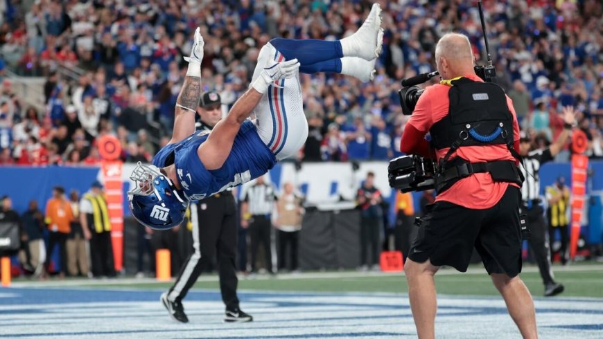 Backflips, bruising runs and big-play ability: Why Giants RB Cam Skattebo could be steal of 2025 NFL Draft