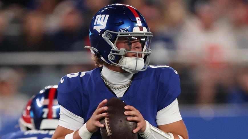 Giants making QB change from Russell Wilson to Jaxson Dart for Week 4 vs. Chargers