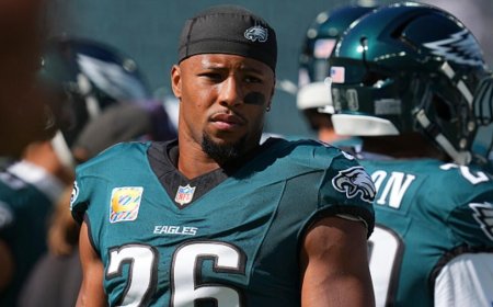 Saquon Barkley injury: Eagles RB (knee) says he has 'general soreness,' is 'excited' to play Giants on 'TNF'