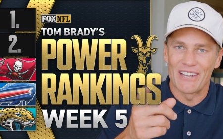 Tom Brady's NFL Power Rankings: A New No. 1 Emerges After Eagles, Bills Losses