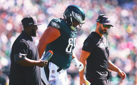 2025 NFL Week 6 Buzz: Eagles OL Landon Dickerson Out 1-2 Weeks