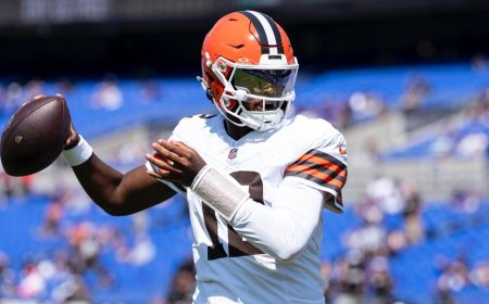 Browns' Kevin Stefanski not committing to Shedeur Sanders as backup QB following Joe Flacco trade