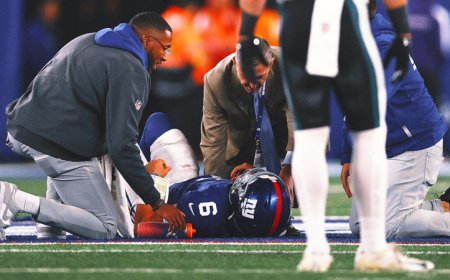 NFL Reviewing How Concussion Protocol Was Followed for Giants QB Jaxson Dart
