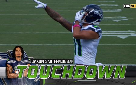 Sam Darnold throws a beauty to Jaxon Smith-Njigba for a 61-yard TD, Seahawks take lead over Jaguars  | NFL Highlights