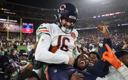 Falcons, Bears earn wins in wild Monday night games; Mariners, Dodgers take steps closer to World Series