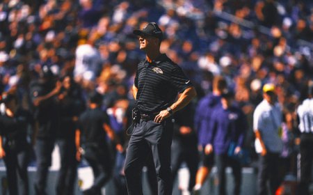Ravens HC John Harbaugh: 'We Still Believe' Playoffs are Possible Amid 1-5 Start