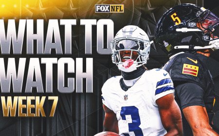 NFL Week 7 Preview, Stats, Storylines for Five-Game FOX Slate