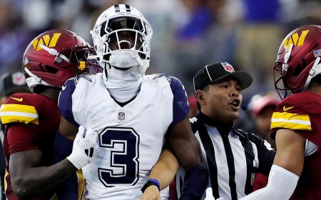 NFL Week 7 grades: Cowboys earn 'A' for crushing Commanders, Broncos and Giants get same mark