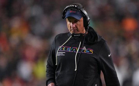 WATCH: Bears DC Dennis Allen gives fiery speech after win over Saints, the team that fired him in 2024