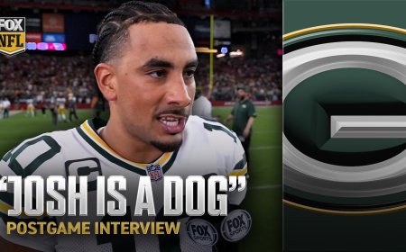 'He wants the ball' 😤 Jordan Love PRAISES Josh Jacobs after Packers' CLUTCH win vs Cardinals