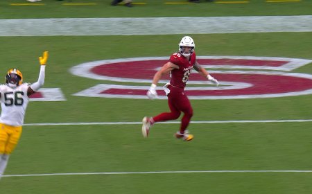 Cardinals' Jacoby Brissett finds Trey McBride for a 15-yard touchdown vs. Packers | NFL Highlights