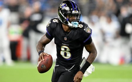 Ravens' Lamar Jackson listed as questionable vs. Bears despite being full participant in practice on Friday
