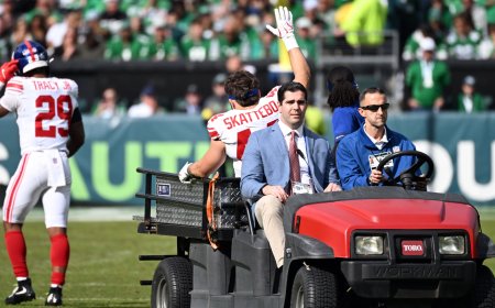 Giants' Cam Skattebo issues statement after ankle surgery, says it's 'just the beginning of my journey'