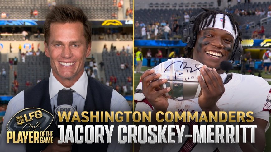 Tom Brady’s LFG Player of the Game: Commanders RB Jacory Croskey-Merritt 🏆 Week 5 DIGITAL EXCLUSIVE