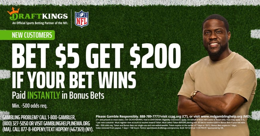 Use DraftKings promo code, get $200 bonus bets by targeting Eagles vs. Giants on Thursday Night Football, MLB