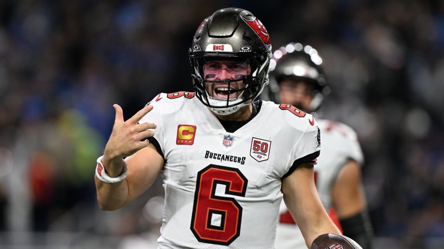 Baker Mayfield criticizes officials during and after Buccaneers' loss to Lions on 'MNF'