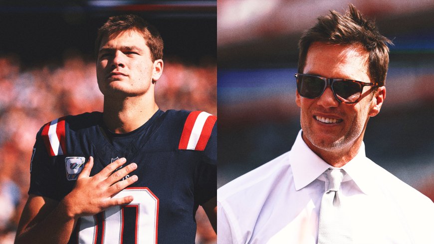 Patriots QB Drake Maye Tells Rob Gronkowski He Draws Inspiration From Tom Brady