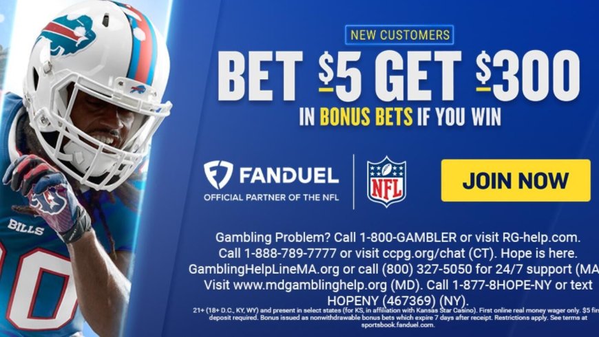 Use FanDuel promo code, get $300 bonus bets by targeting Ravens-Dolphins TNF, Marshall-CCU, Warriors-Bucks