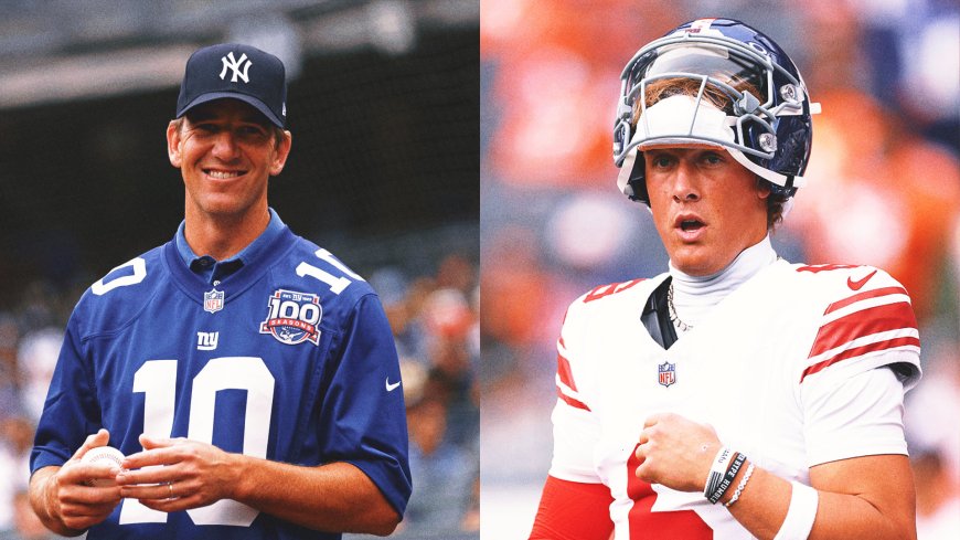 Jaxson Dart Excited for Eli Manning's Son's Halloween Costume: 'It's Awesome'