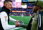 Falcons coach Raheem Morris clarifies Patriots' cheating accusation on pre-snap clapping: 'It's on us'