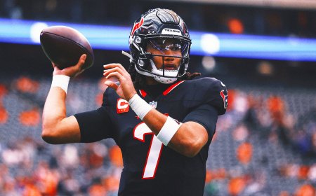 C.J. Stroud Exits, Heads to Locker Room After Getting Hit on Slide vs. Broncos