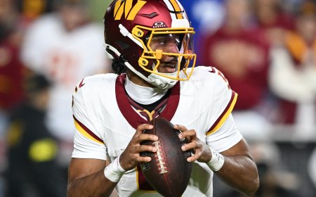 Jayden Daniels dislocates left elbow: Commanders star QB awaiting MRI after injury against Seahawks