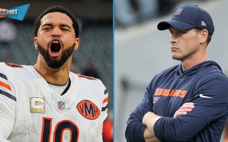 Bears HC Ben Johnson explains how Caleb Williams has the 'IT' factor | First Things First