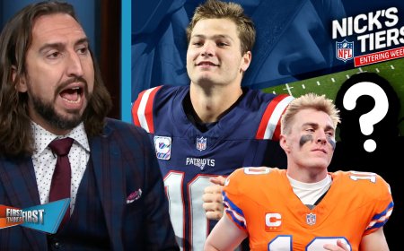 Nick Wright’s Tiers ignite debate — are the Patriots for real & did the Broncos get disrespected? 😳