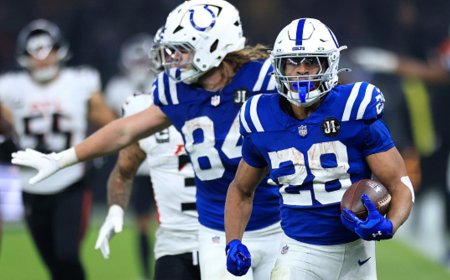 Colts' Jonathan Taylor now chasing history after dominating Falcons in Berlin