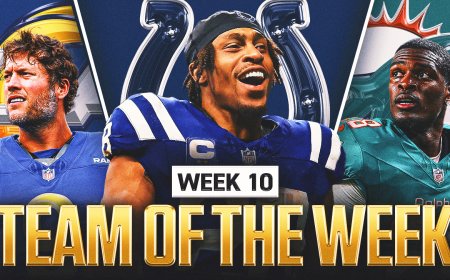 NFL Week 10 Team of the Week: Jonathan Taylor Headlines Sunday's Best
