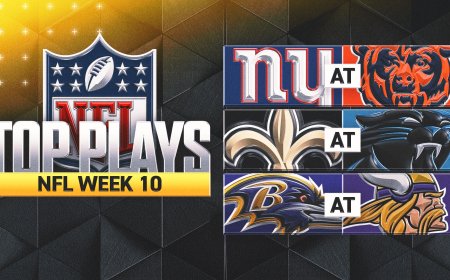 NFL Week 10 Highlights: Lions, Seahawks Roll; Pats, Ravens, Bears Win Close Ones