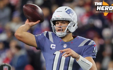 Drake Maye & Patriots win 8th straight, Should he win MVP for turning around New England? | The Herd