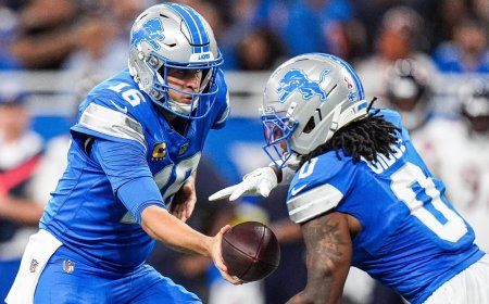 Lions vs. Eagles NFL player props, SGP: Self-learning AI backs Jahmyr Gibbs Over 13.5 carries on 'SNF'