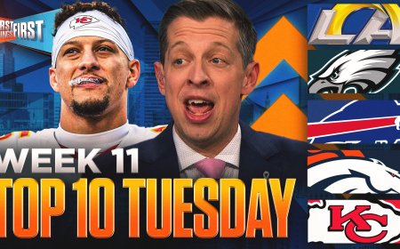 How FAR do the Chiefs FALL in Danny’s Top 10? 🤯📉 | First Things First