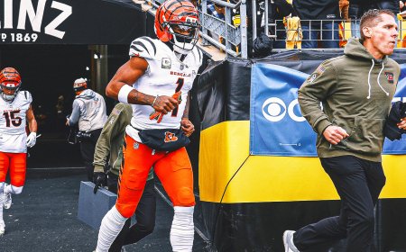 Bengals WR Ja'Marr Chase Suspended For Spitting at Steelers CB Jalen Ramsey
