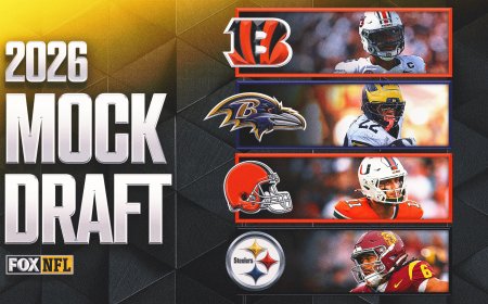 2026 NFL Mock Draft, AFC North: Biggest Needs for Browns, Bengals, Ravens, Steelers