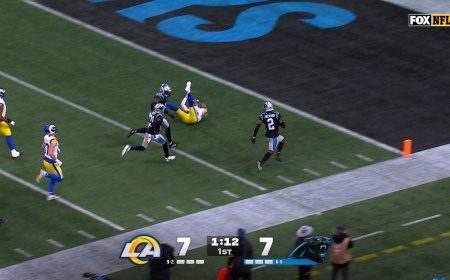 Mike Jackson returns interception 48 yards for TD, giving Panthers lead over Rams | NFL Highlights