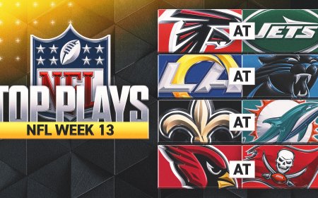 NFL Week 13 Live Updates, Scores: Rams-Panthers, Cardinals-Bucs, More