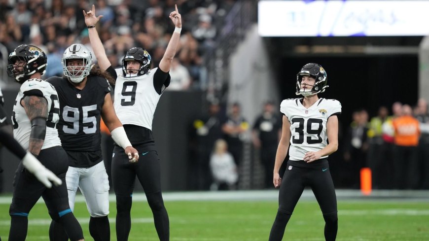 Cam Little makes NFL history: Jaguars' kicker drills league-record 68-yard field goal vs. Raiders