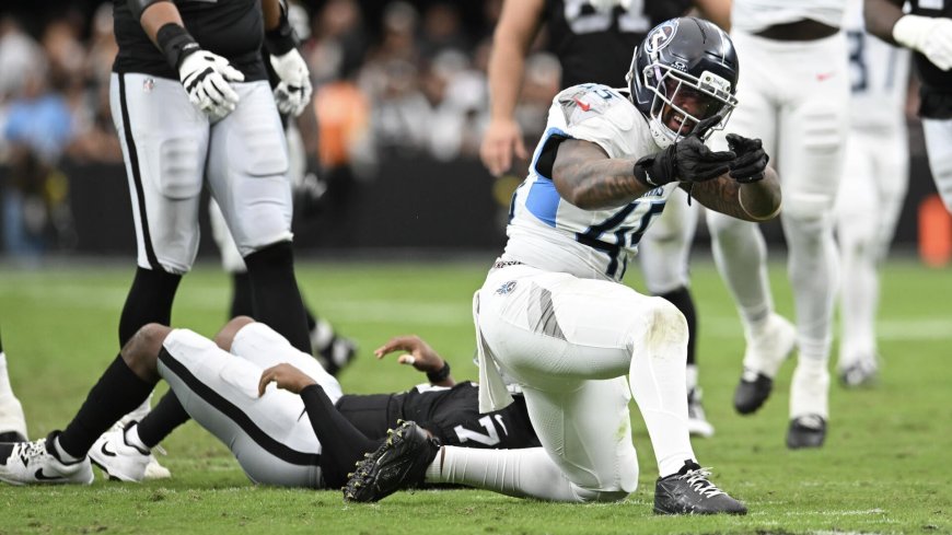 Ravens trade for Titans edge rusher Dre'Mont Jones as Baltimore stays aggressive ahead of NFL trade deadline