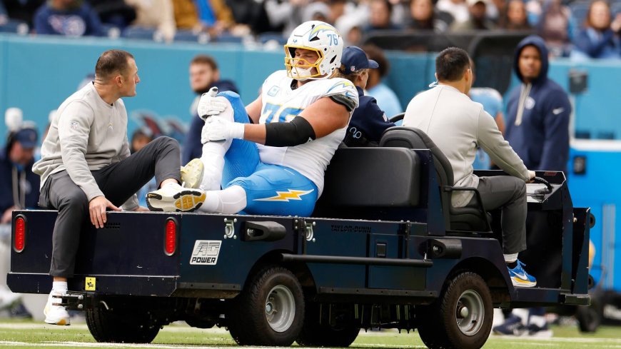 Joe Alt injury updates: Chargers' season outlook suffers huge blow with OT undergoing season-ending surgery