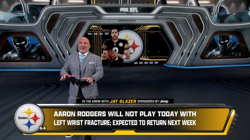 Steelers QB Aaron Rodgers Out vs. Bears, Expected to Play Next Week vs. Bills