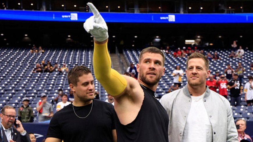 Steelers' T.J. Watt passes older brother JJ Watt on NFL's career sack list