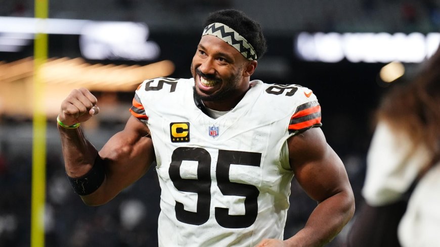 Myles Garrett on pace to shatter NFL sack record: Which QB will he take down to pass Strahan, Watt?
