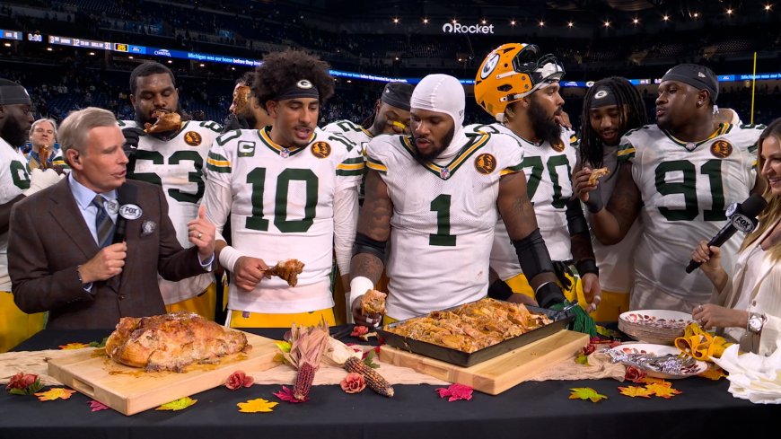 Packers' THANKSGIVING Feast 🦃 Jordan Love & Micah Parsons on VICTORY over Lions