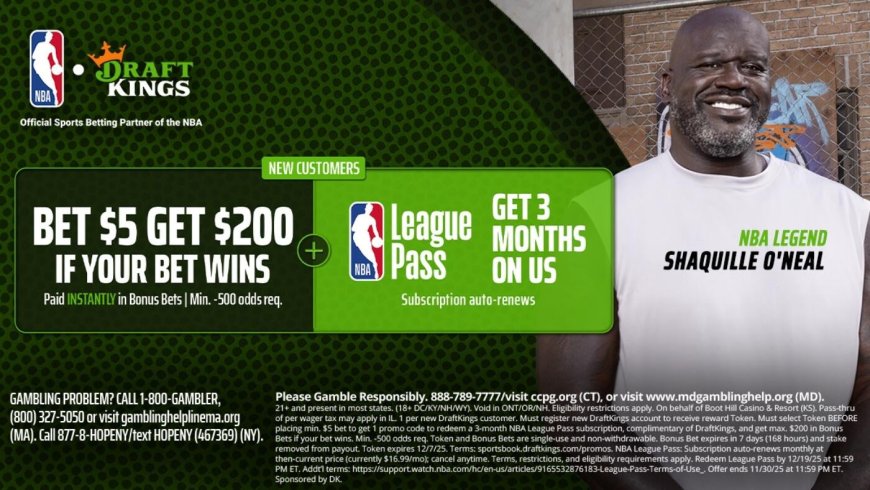 Use DraftKings promo code to get $200 bonus bets, free NBA League Pass for Eagles-Bears, Texas A&M-Texas today