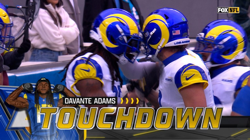 Matthew Stafford finds Davante Adams for four-yard TD, giving Rams early lead over Panthers | NFL Highlights